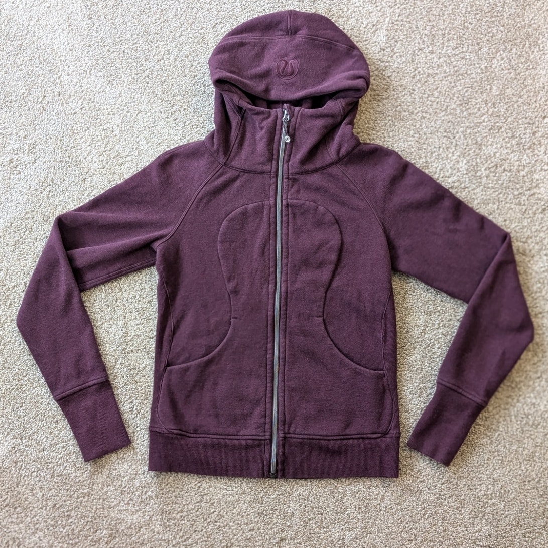 Lululemon Athletica Scuba Hoodie Full Zip Purple 6 Small/Medium
